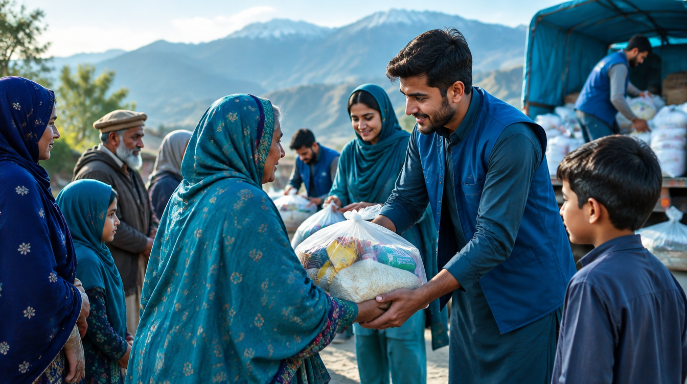 Illustrative community humanitarian relief